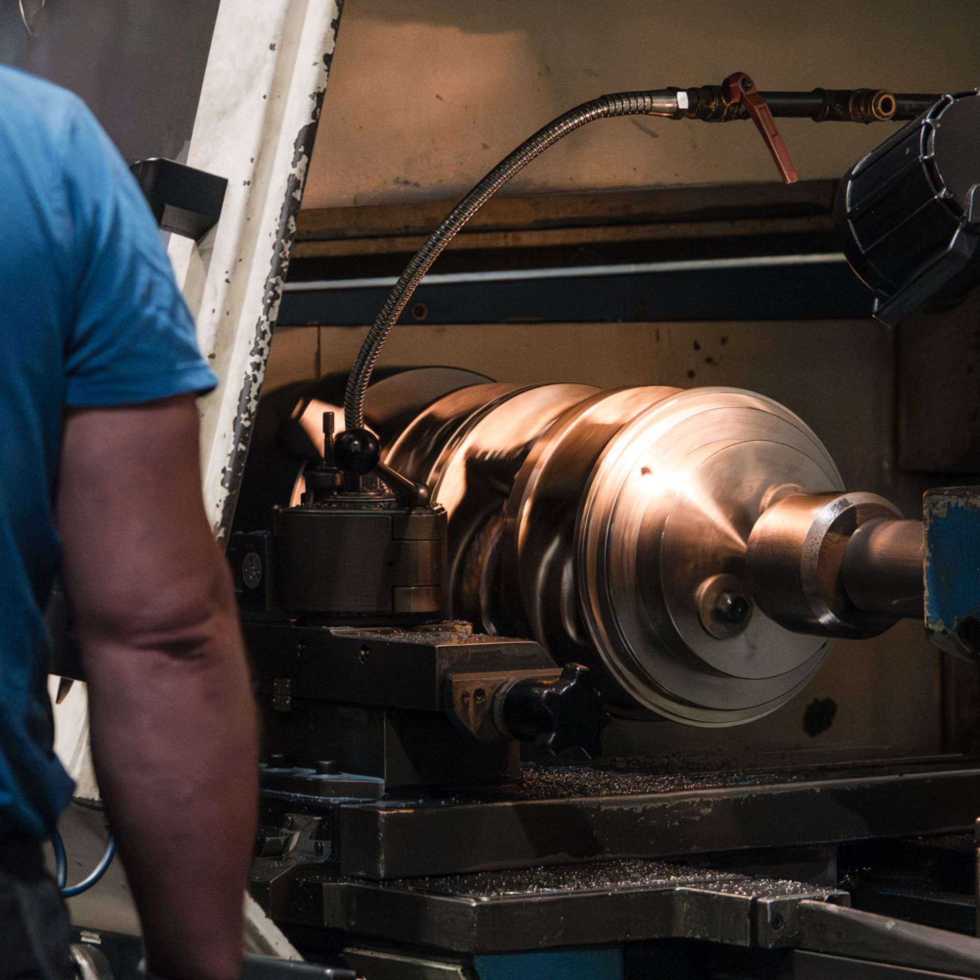 Werkstück in einer Drehmaschine