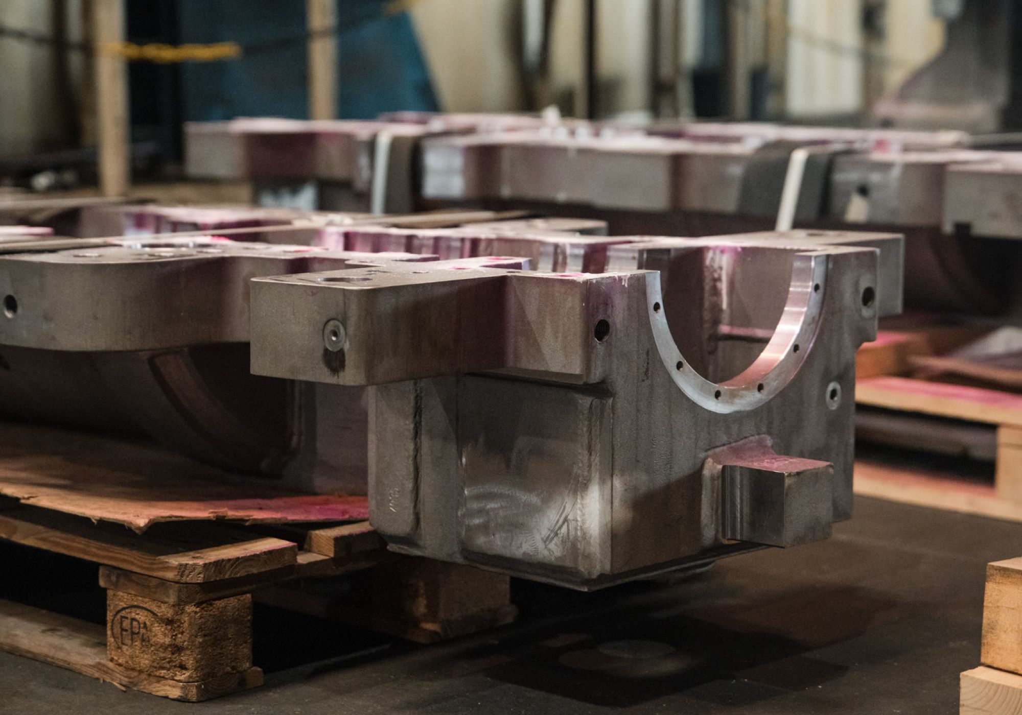 gefräste Werkstücke